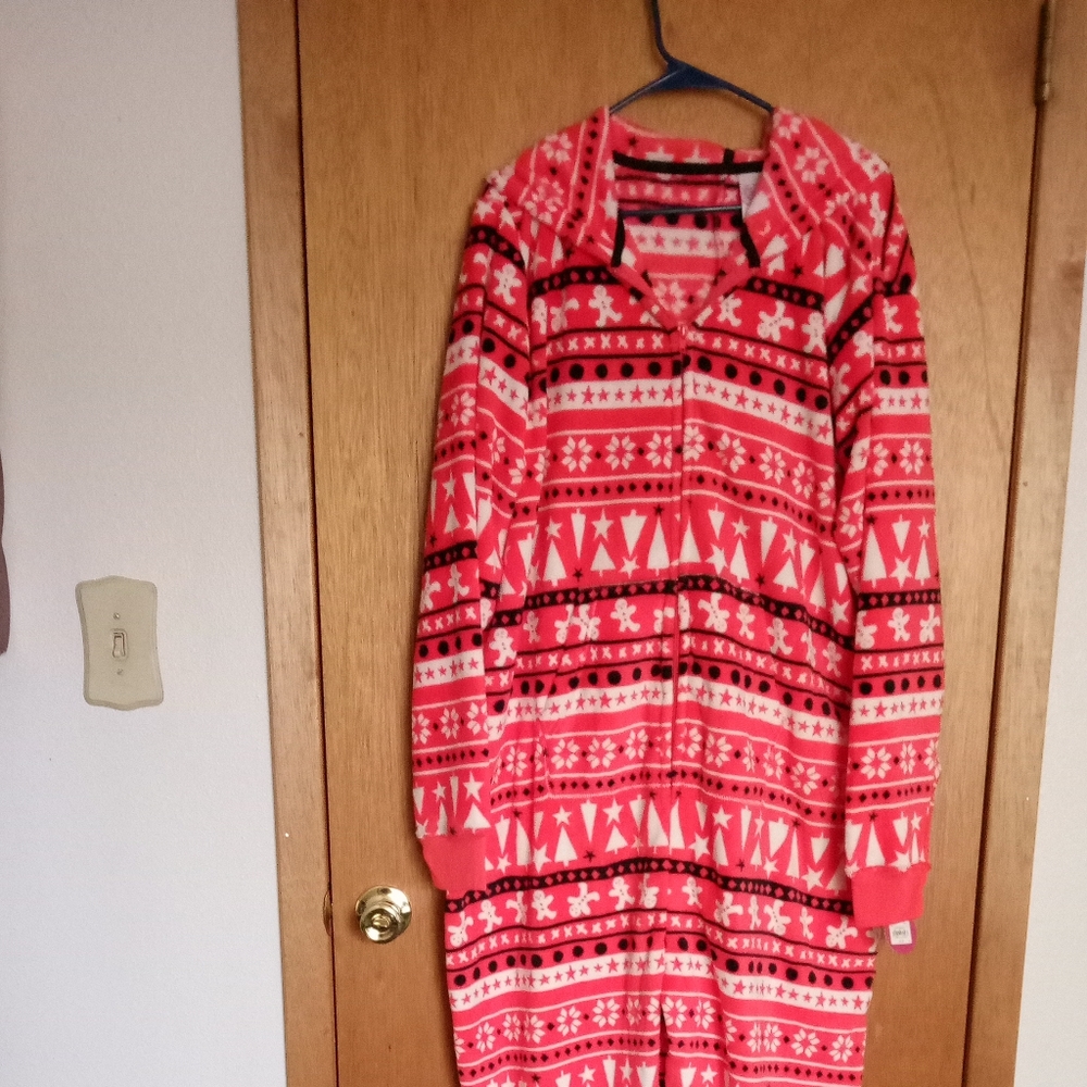 Ladies NWT Fleece Hooded Pj's size 2X